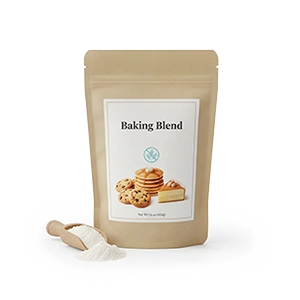 Powered baking mix in a pouch