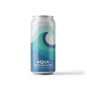 Ready-to-drink beverage in a can